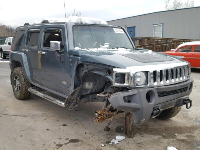 5GTDN136068321130 - 2006 HUMMER H3 BLUE photo 1