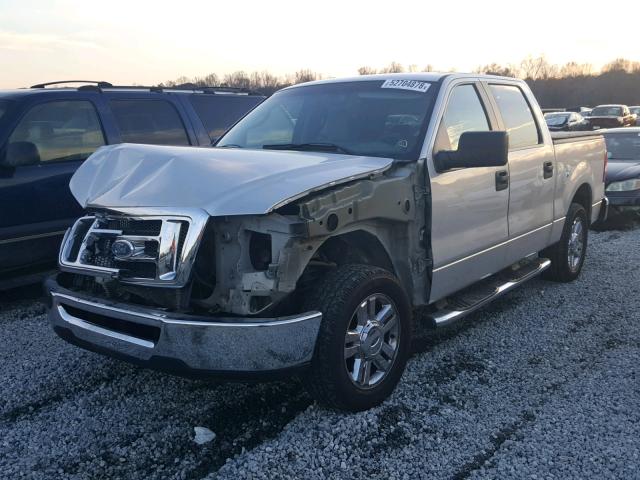 1FTPW12V78FC05268 - 2008 FORD F150 SUPER SILVER photo 2