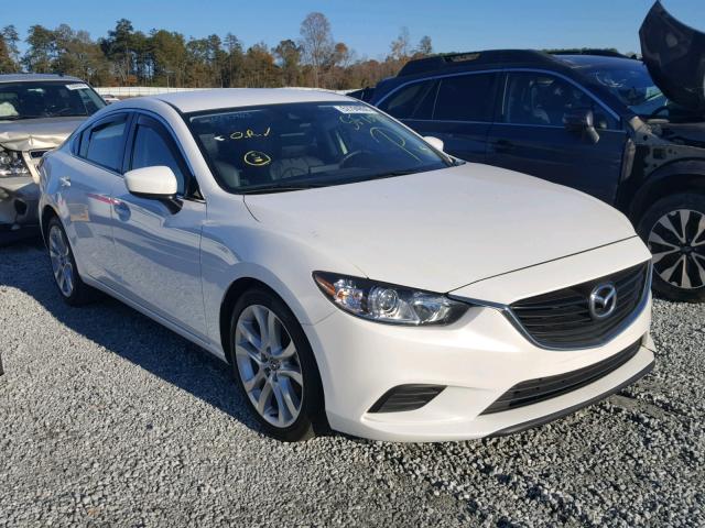 JM1GL1V54H1112337 - 2017 MAZDA 6 TOURING WHITE photo 1