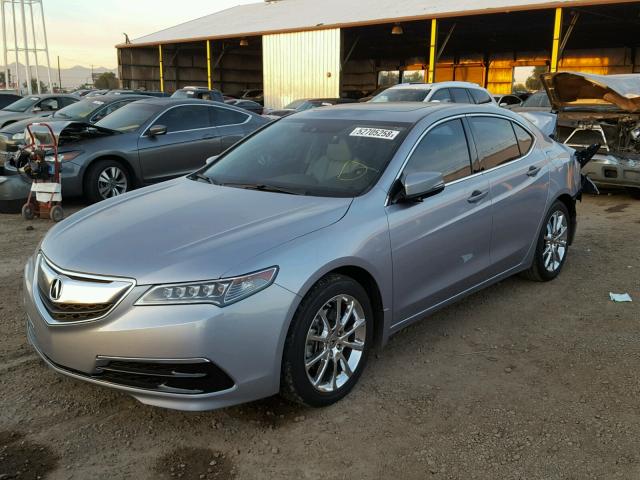 19UUB2F51GA002002 - 2016 ACURA TLX TECH SILVER photo 2