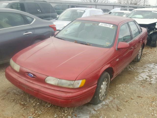 1FALP5247SG284961 - 1995 FORD TAURUS GL MAROON photo 2