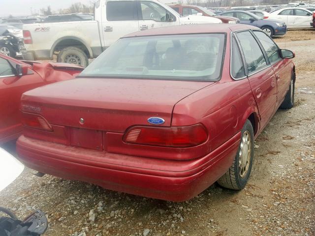 1FALP5247SG284961 - 1995 FORD TAURUS GL MAROON photo 4