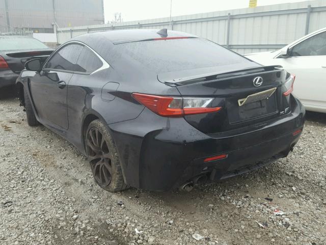 JTHHP5BC9F5002780 - 2014 LEXUS RC-F BLACK photo 3