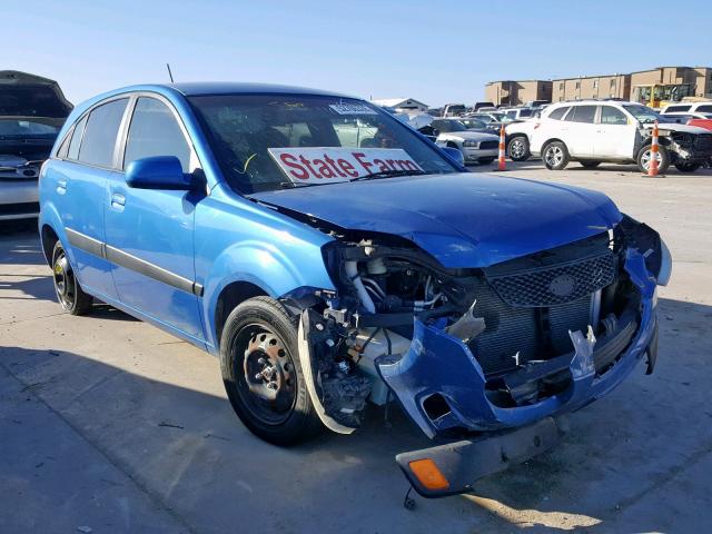 KNADE243X96586250 - 2009 KIA RIO 5 SX BLUE photo 1