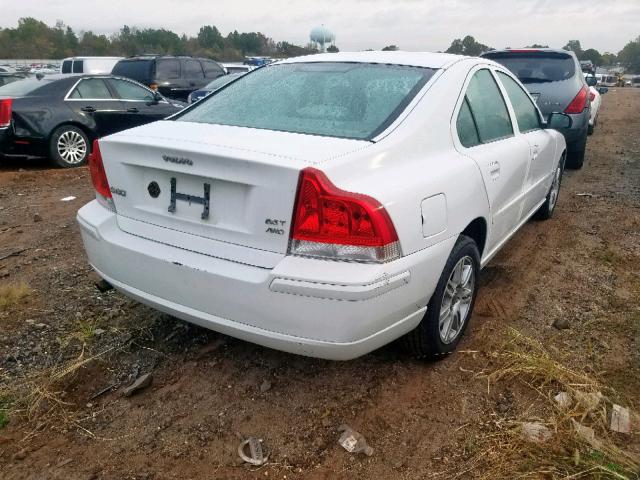 YV1RH592262522833 - 2006 VOLVO S60 2.5T WHITE photo 4