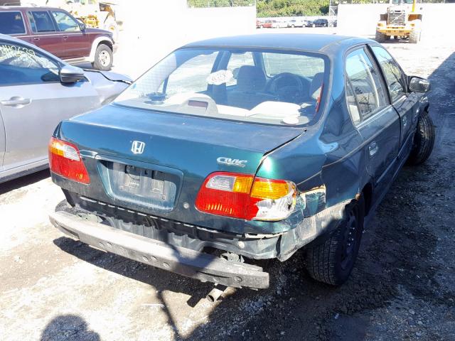 2HGEJ6614XH527178 - 1999 HONDA CIVIC BASE Yaşıl foto 4