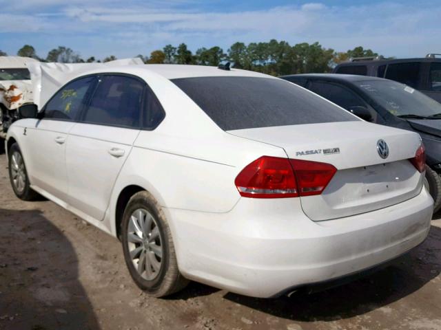 1VWAS7A34FC011023 - 2015 VOLKSWAGEN PASSAT S WHITE photo 3