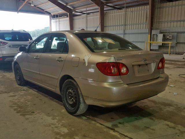 1NXBR30E95Z549333 - 2005 TOYOTA COROLLA CE GOLD photo 3