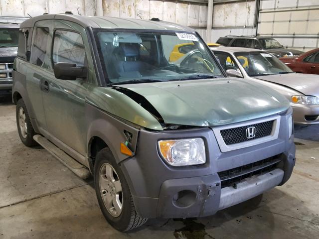 5J6YH18524L004745 - 2004 HONDA ELEMENT EX GREEN photo 1