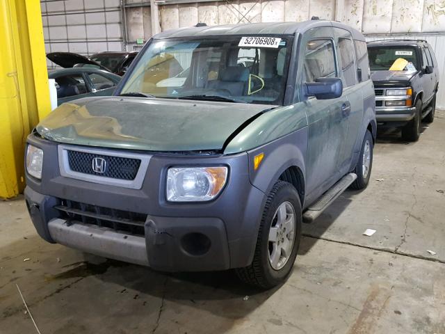 5J6YH18524L004745 - 2004 HONDA ELEMENT EX GREEN photo 2