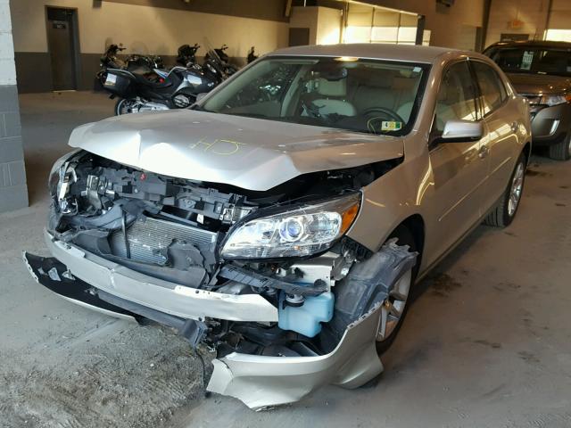 1G11C5SL7FF101941 - 2015 CHEVROLET MALIBU 1LT GOLD photo 2