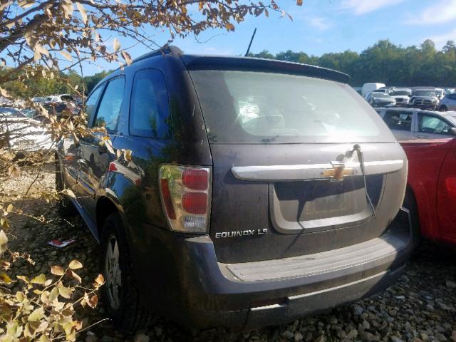 2CNDL13F776038661 - 2007 CHEVROLET EQUINOX LS GRAY photo 3