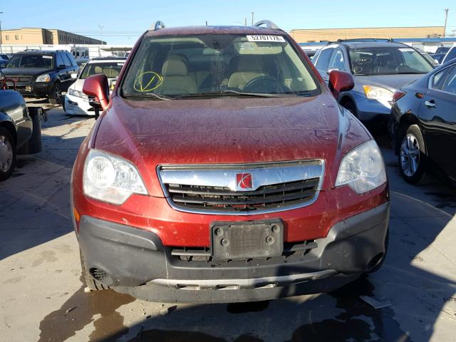 3GSDL43N48S568400 - 2008 SATURN VUE XE RED photo 9