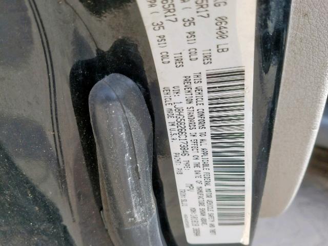 1J8HG58266C173846 - 2006 JEEP COMMANDER შავი ფოტო 10