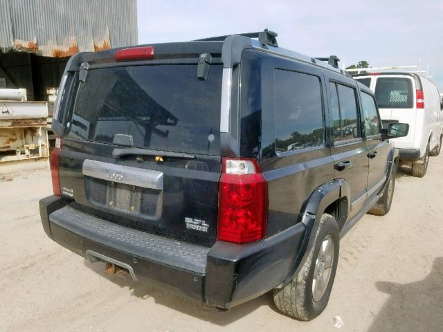 1J8HG58266C173846 - 2006 JEEP COMMANDER შავი ფოტო 4