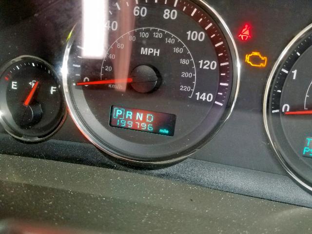 1J8HG58266C173846 - 2006 JEEP COMMANDER შავი ფოტო 8