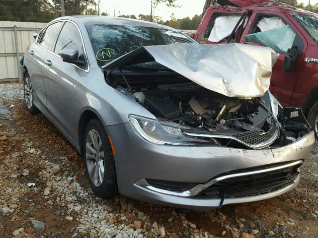 1C3CCCABXFN699837 - 2015 CHRYSLER 200 LIMITE SILVER photo 1