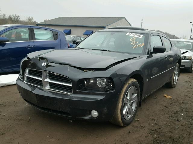 2B3CA3CV3AH192063 - 2010 DODGE CHARGER SX BLACK photo 2