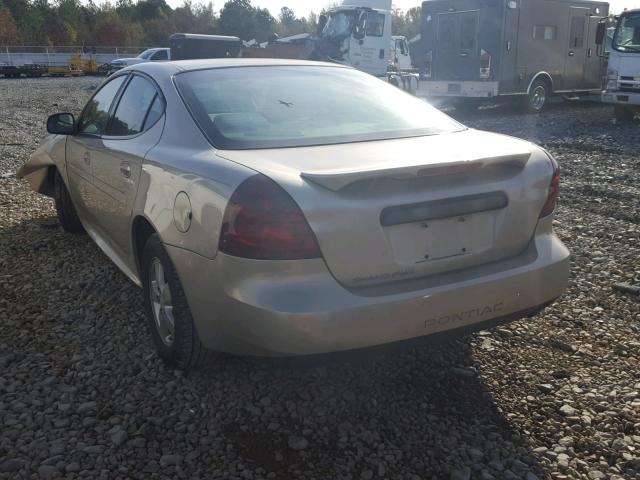 2G2WP552981116881 - 2008 PONTIAC GRAND PRIX TAN photo 3