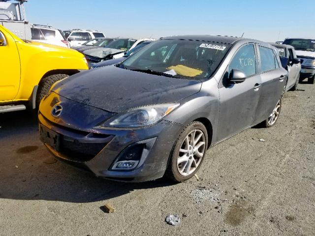 JM1BL1K6XB1425391 - 2011 MAZDA 3 S GRAY photo 2