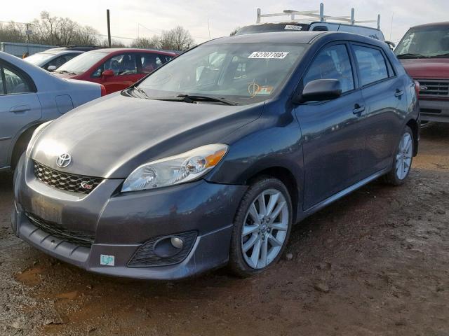 2T1GE40EX9C004627 - 2009 TOYOTA COROLLA MA GRAY photo 2