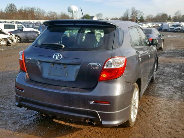 2T1GE40EX9C004627 - 2009 TOYOTA COROLLA MA GRAY photo 4