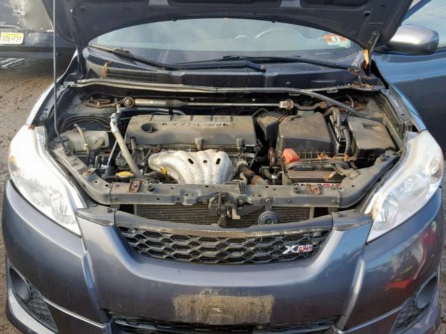 2T1GE40EX9C004627 - 2009 TOYOTA COROLLA MA GRAY photo 7