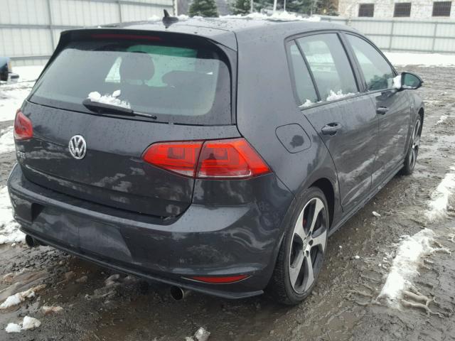 3VW5T7AU8GM016202 - 2016 VOLKSWAGEN GTI S/SE GRAY photo 4