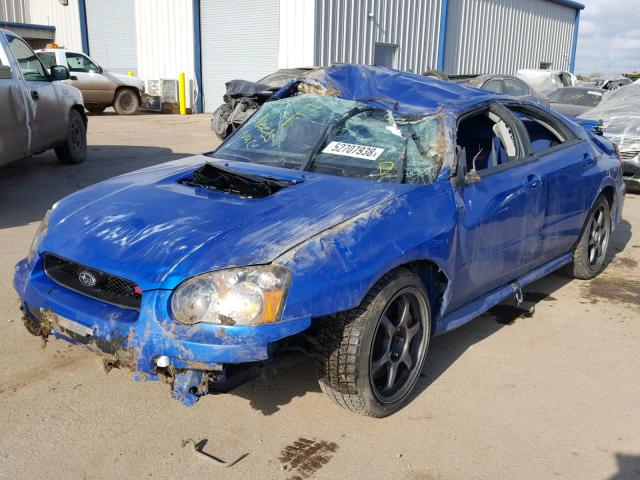 JF1GD70625L512628 - 2005 SUBARU IMPREZA WR BLUE photo 2