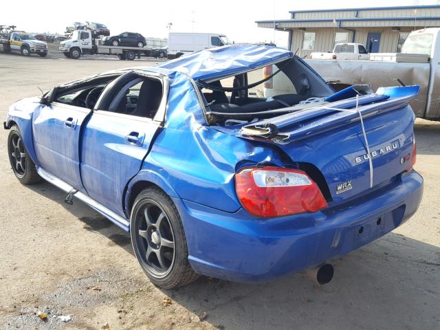 JF1GD70625L512628 - 2005 SUBARU IMPREZA WR BLUE photo 3