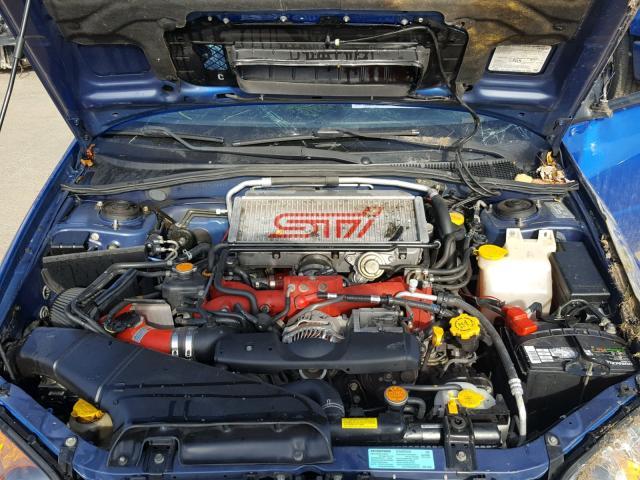 JF1GD70625L512628 - 2005 SUBARU IMPREZA WR BLUE photo 7