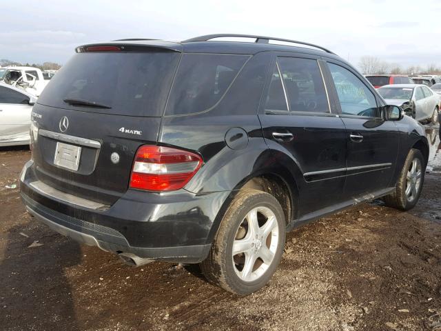 4JGBB22E88A302225 - 2008 MERCEDES-BENZ ML 320 CDI BLACK photo 4