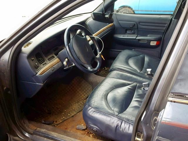 2FALP7463TX107135 - 1996 FORD CROWN VICT BLUE photo 5