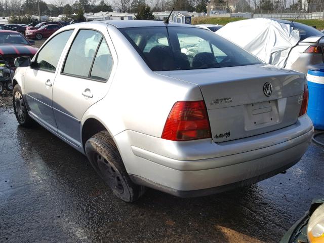 3VWRK69M13M187144 - 2003 VOLKSWAGEN JETTA GL SILVER photo 3