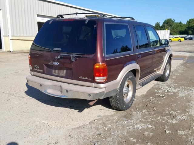 1FMZU74E5YZC58107 - 2000 FORD EXPLORER E MAROON photo 4