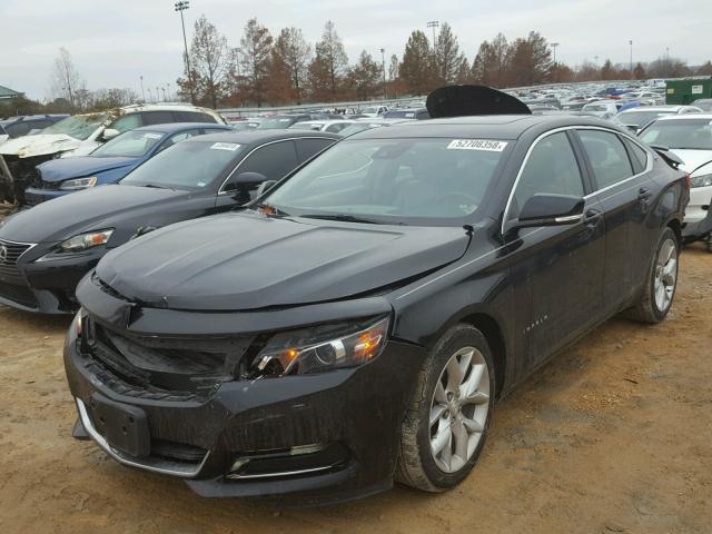 2G1105S35H9188727 - 2017 CHEVROLET IMPALA LT BLACK photo 2