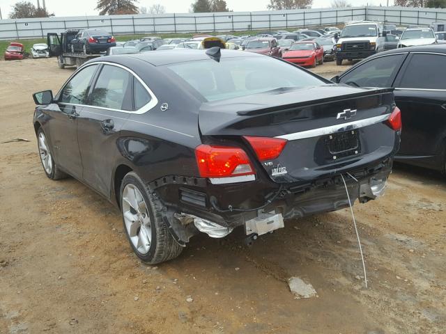 2G1105S35H9188727 - 2017 CHEVROLET IMPALA LT BLACK photo 3