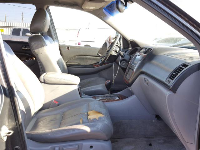 2HNYD18625H557219 - 2005 ACURA MDX TOURIN GRAY photo 5