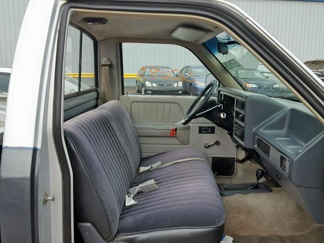 1B7GR14M1HS375760 - 1987 DODGE DAKOTA GRAY photo 5