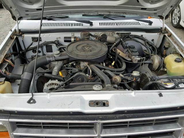 1B7GR14M1HS375760 - 1987 DODGE DAKOTA GRAY photo 7