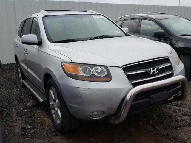 5NMSH73E17H038932 - 2007 HYUNDAI SANTA FE S SILVER photo 1