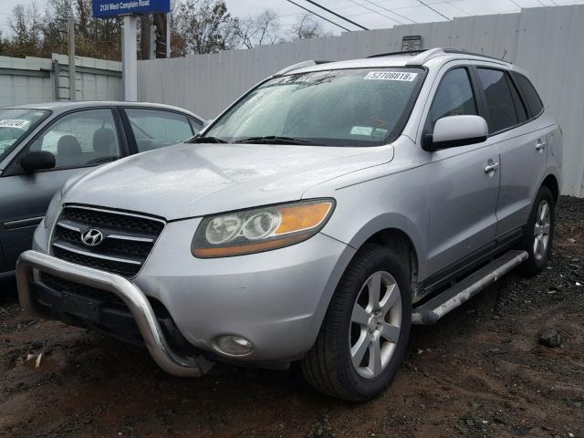 5NMSH73E17H038932 - 2007 HYUNDAI SANTA FE S SILVER photo 2