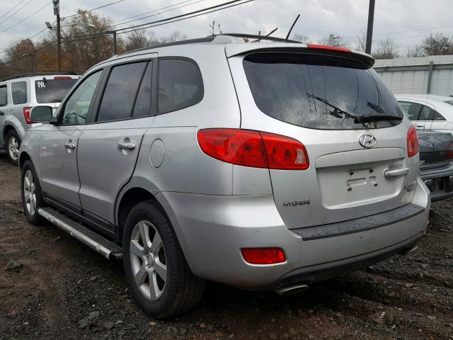 5NMSH73E17H038932 - 2007 HYUNDAI SANTA FE S SILVER photo 3