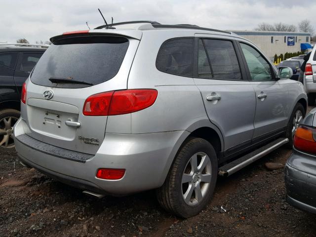 5NMSH73E17H038932 - 2007 HYUNDAI SANTA FE S SILVER photo 4