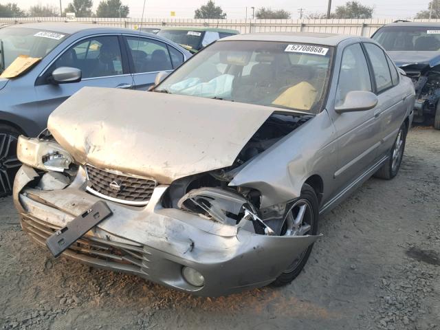 3N1BB51D11L129759 - 2001 NISSAN SENTRA SE SILVER photo 2