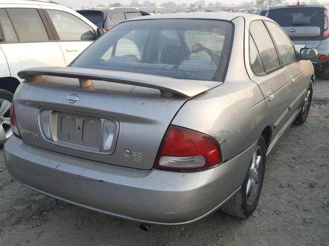 3N1BB51D11L129759 - 2001 NISSAN SENTRA SE SILVER photo 4