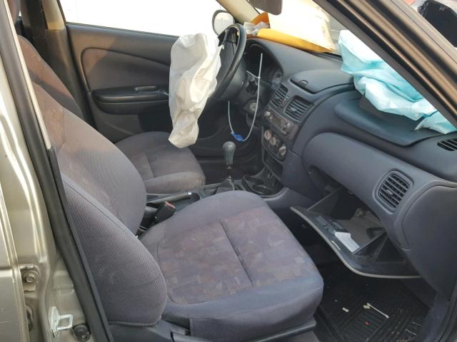 3N1BB51D11L129759 - 2001 NISSAN SENTRA SE SILVER photo 5