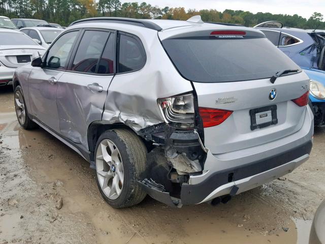 WBAVM5C58DVL63666 - 2013 BMW X1 XDRIVE3 SILVER photo 3