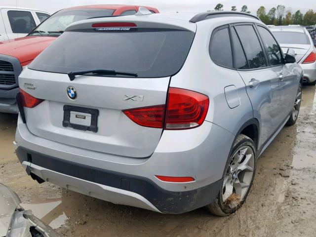 WBAVM5C58DVL63666 - 2013 BMW X1 XDRIVE3 SILVER photo 4