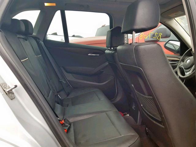 WBAVM5C58DVL63666 - 2013 BMW X1 XDRIVE3 SILVER photo 6